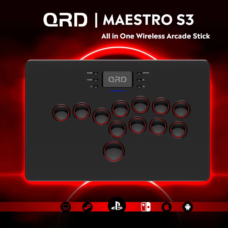 Pc Gaming Emulator - QRD Maestro S3 Hitbox sem fio