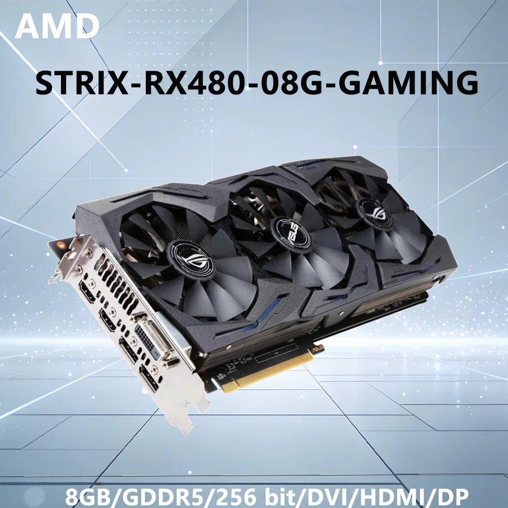 Pc Gaming Nvidia - Placa de vídeo AMD RX 480