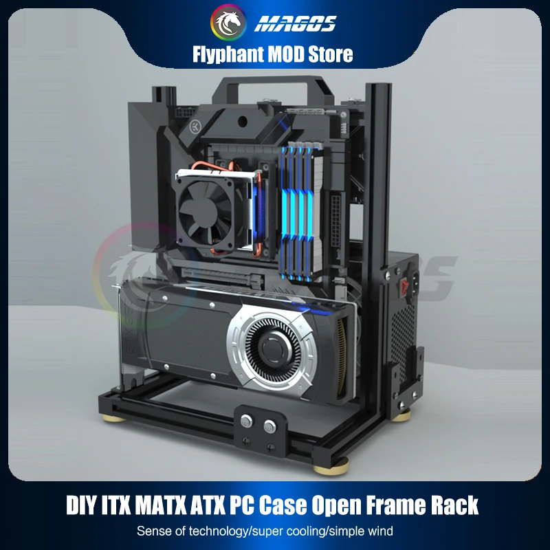 Pc Gaming Liquid - Armário gamer diy, chassi itx matx