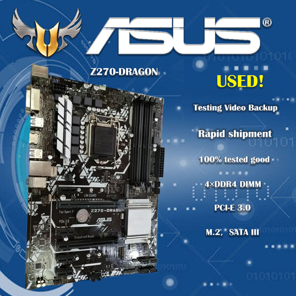Pc Gaming Asus - Placa-mãe para Asus PRIME Z270-DRAGON Desktop