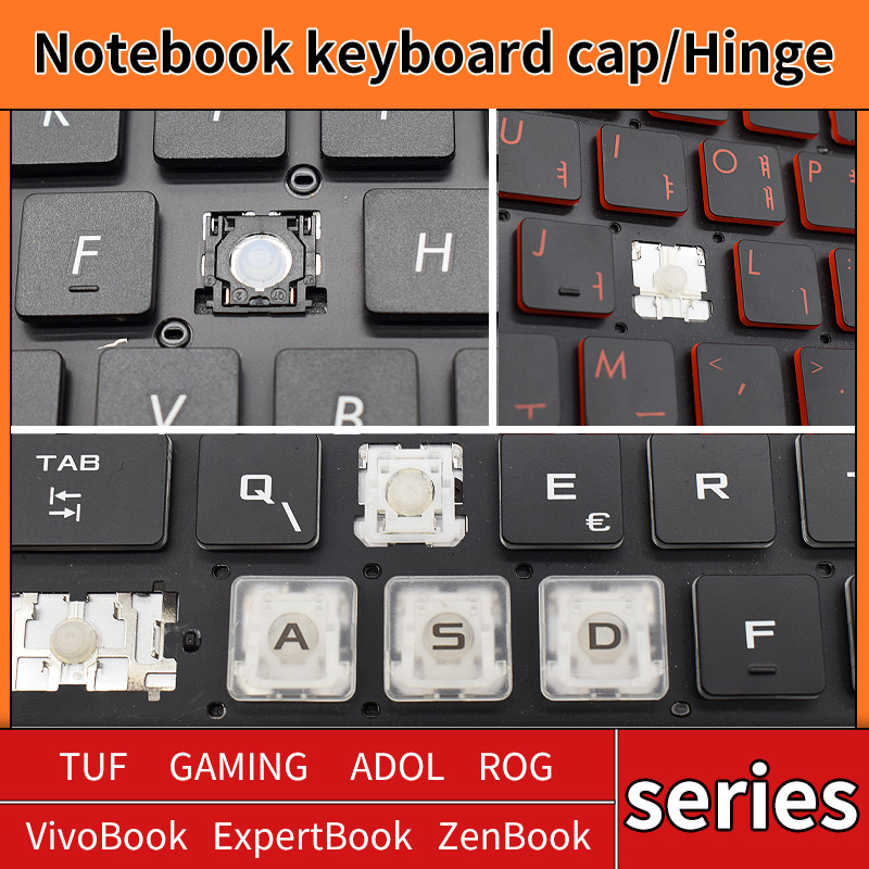Pc Gaming Asus - Substituição keycap tampa de borracha tesoura