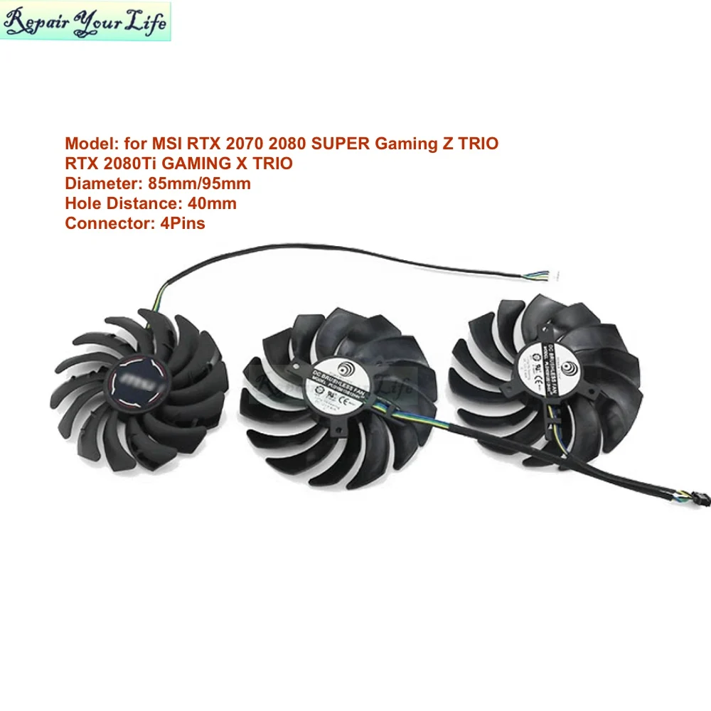 Pc Gaming Graphics Card - Ventilador de refrigeração pc vga para