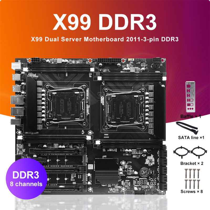 Pc Gaming Xeon - X99 placa-mãe cpu de soquete duplo
