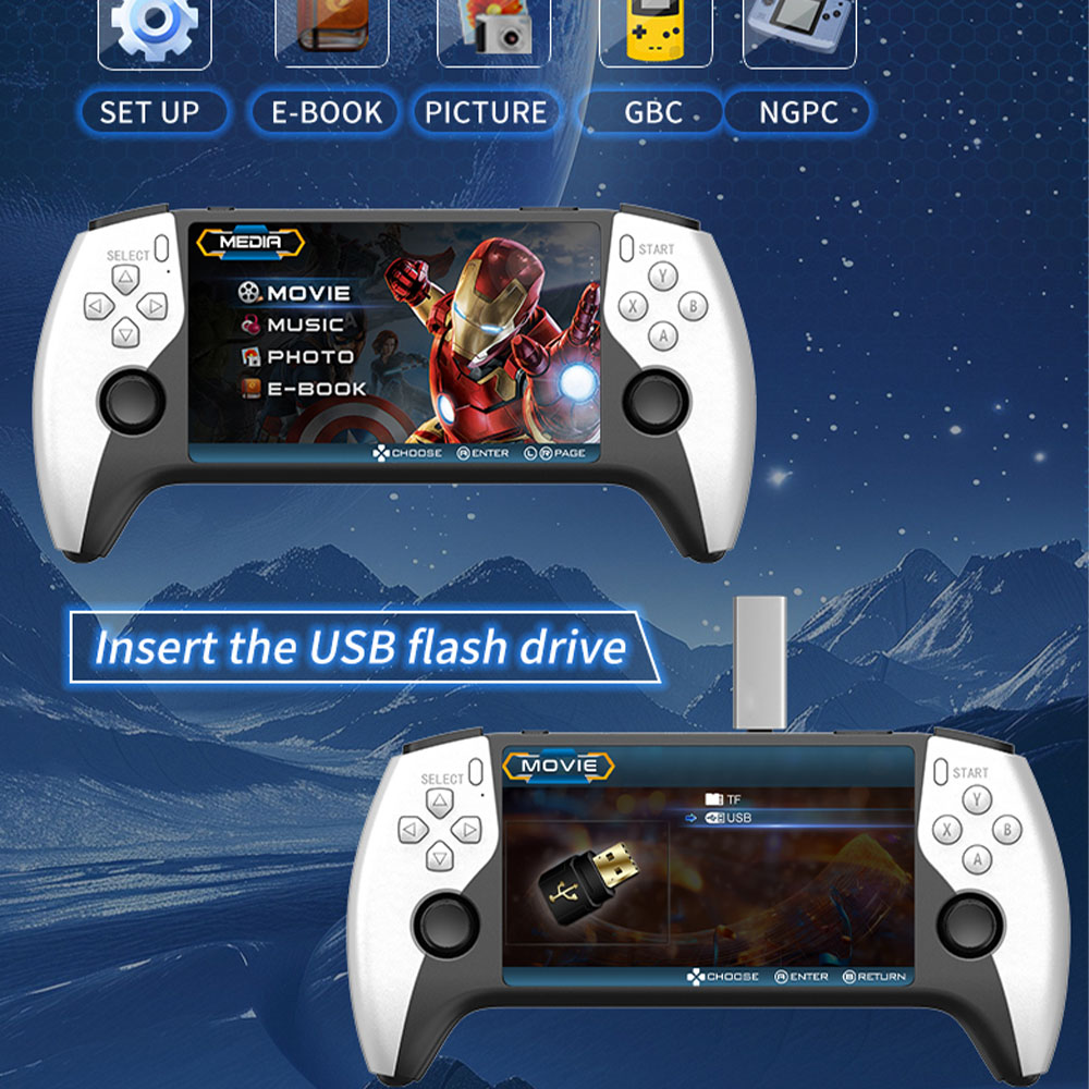 Novo Console de Jogos Portátil - Pc Gaming Emulator avaliação e preço