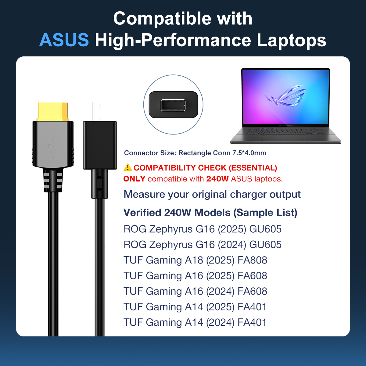 Carregador de Laptop GaN de 24 - Pc Gaming Asus avaliação e preço
