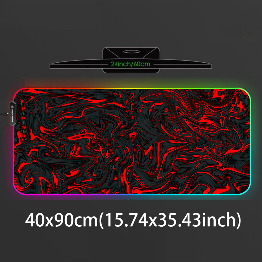Mousepad RGB com Textura de Má - Pc Gaming Liquid avaliação e preço