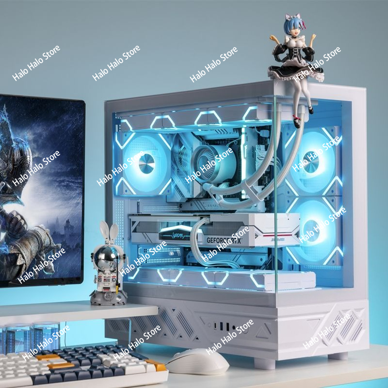 Caixa de PC ATX branca Seaview - Pc Gaming Liquid avaliação e preço
