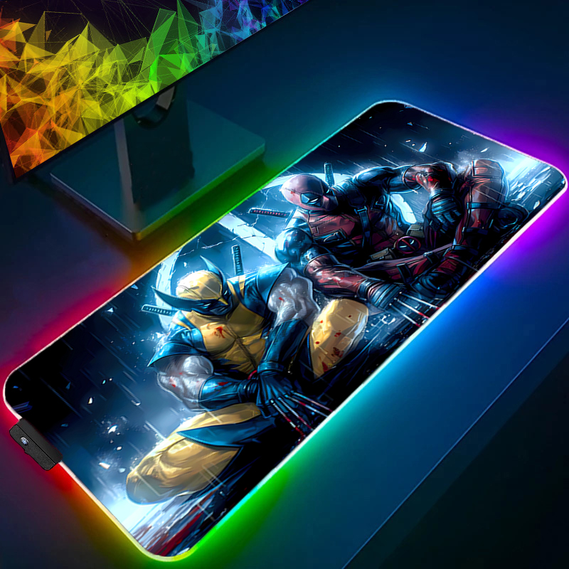 Led mouse pad jogos backlight  - Gaming Pc Equipment avaliação e preço
