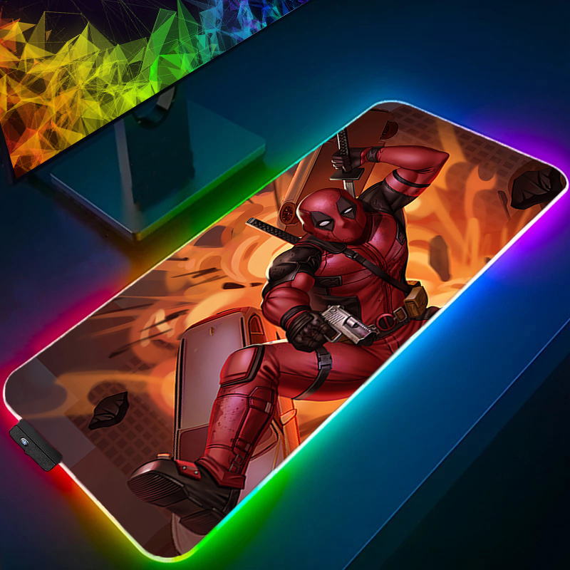 Led mouse pad jogos backlight  - Gaming Pc Equipment avaliação e preço