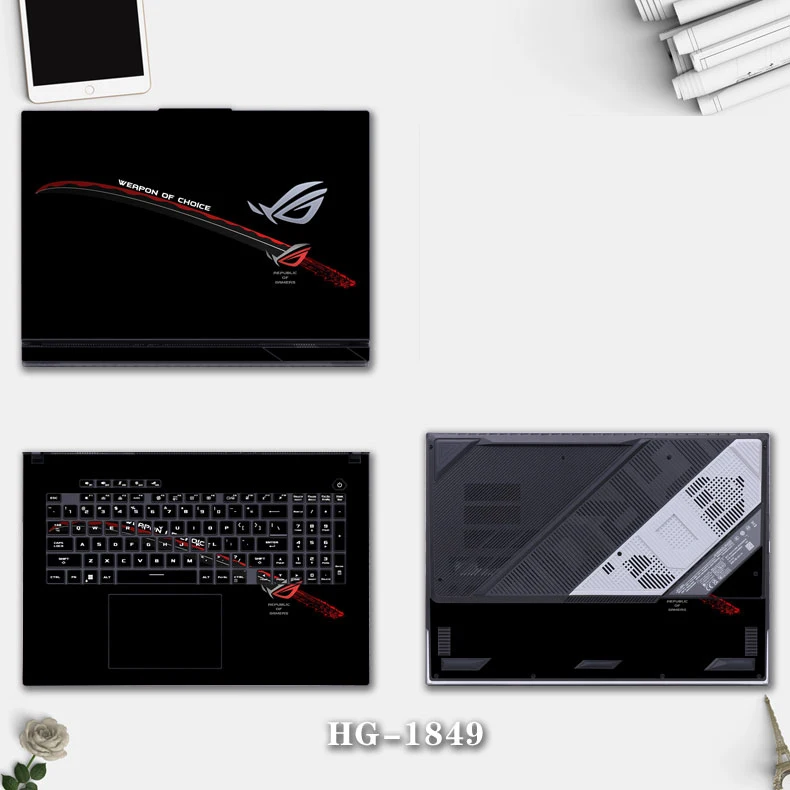 Adesivos pintados para laptop  - Pc Gaming Asus avaliação e preço