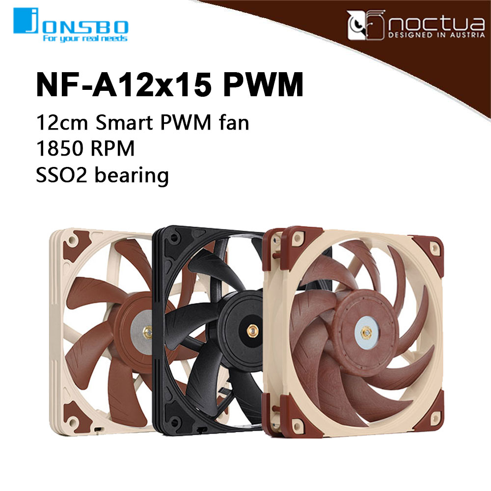 Noctua NF-A12x15 PWM Chromax.b - Pc Case Fan avaliação e preço