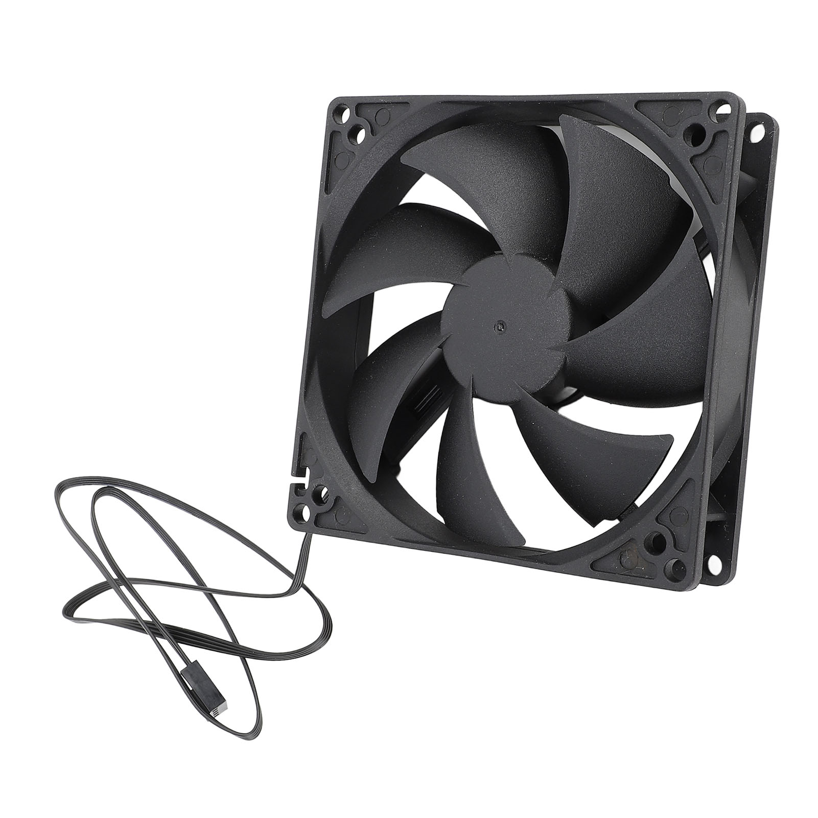 100mm pc pwm caso ventilador 1 - Pc Case Fan avaliação e preço