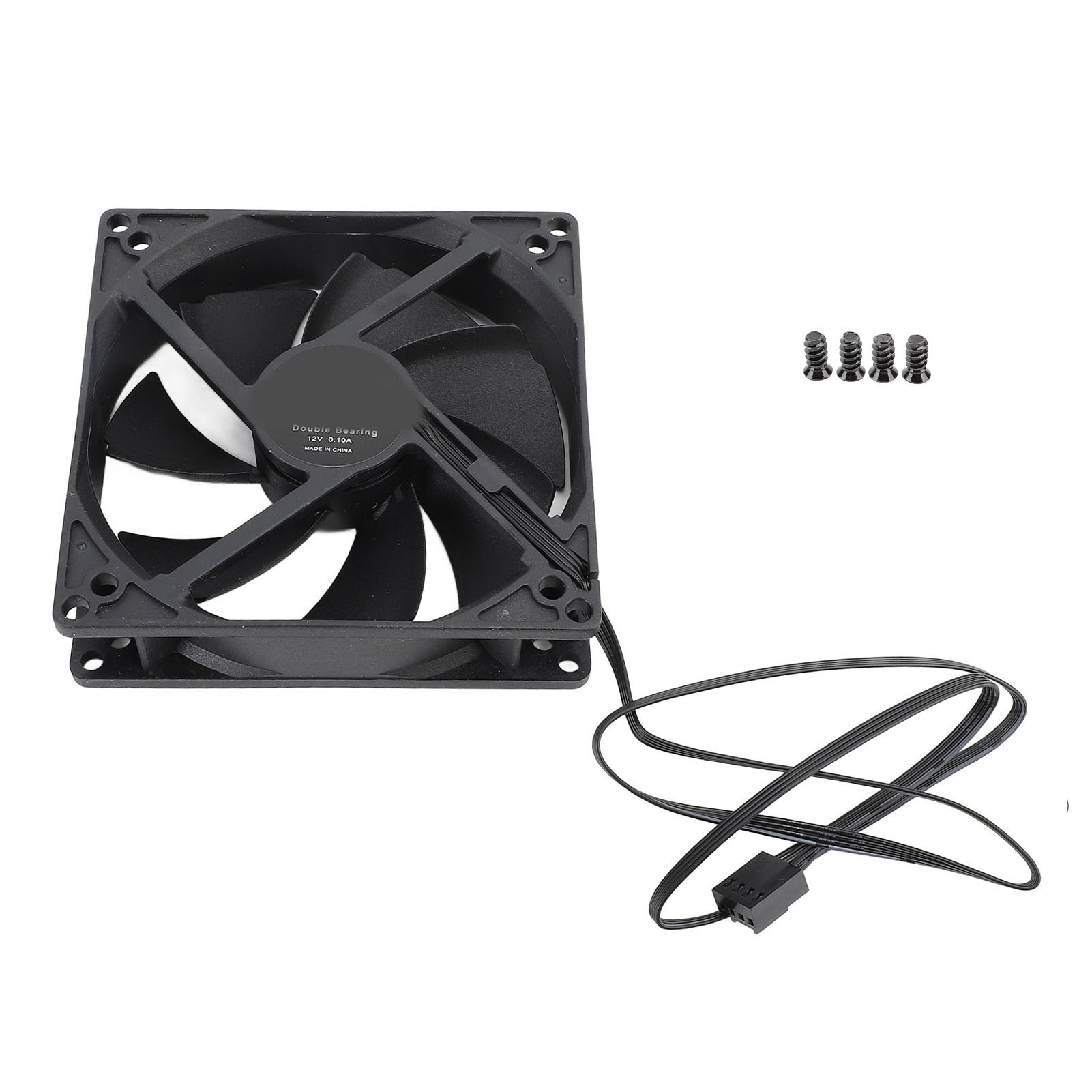 100mm pc pwm caso ventilador 1 - Pc Case Fan avaliação e preço