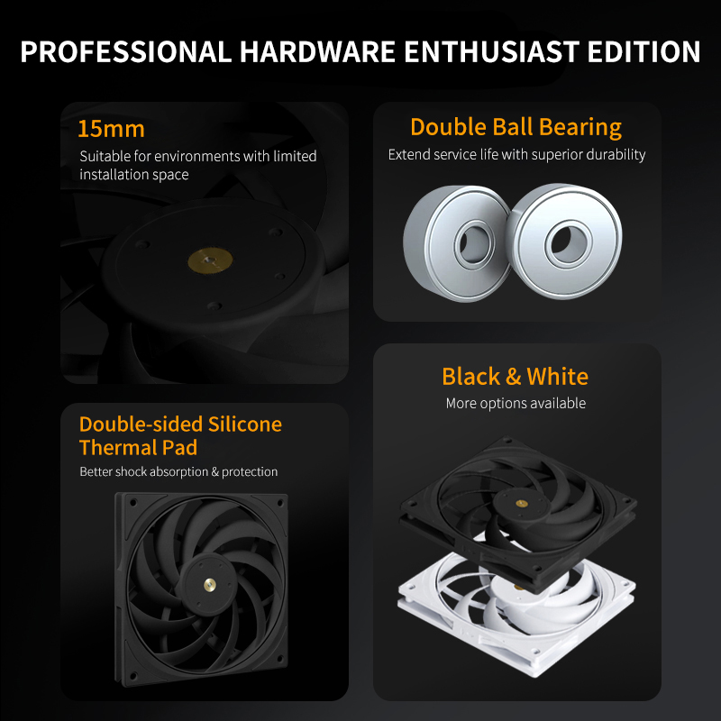 Ventoinha de refrigeração para - Pc Case Fan avaliação e preço