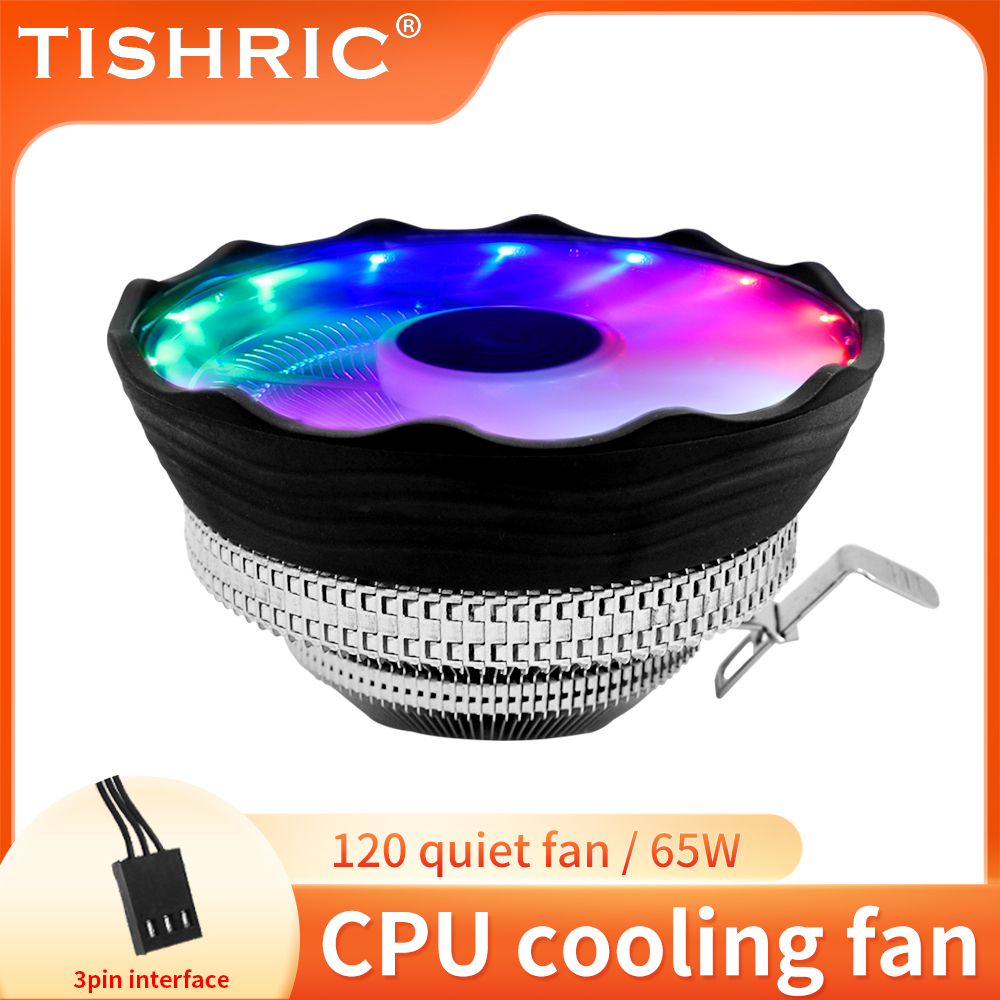 TISHRIC CPU Cooler Fan RGB PWM - Pc Case Fan avaliação e preço