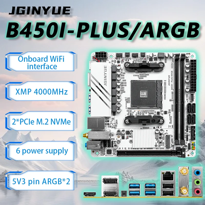 Conjunto de Placa Mãe JGINYUE  - Pc Gaming Ryzen avaliação e preço