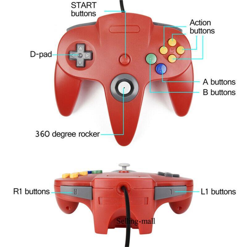 N64 controlador clássico usb c - Pc Gaming Emulator avaliação e preço