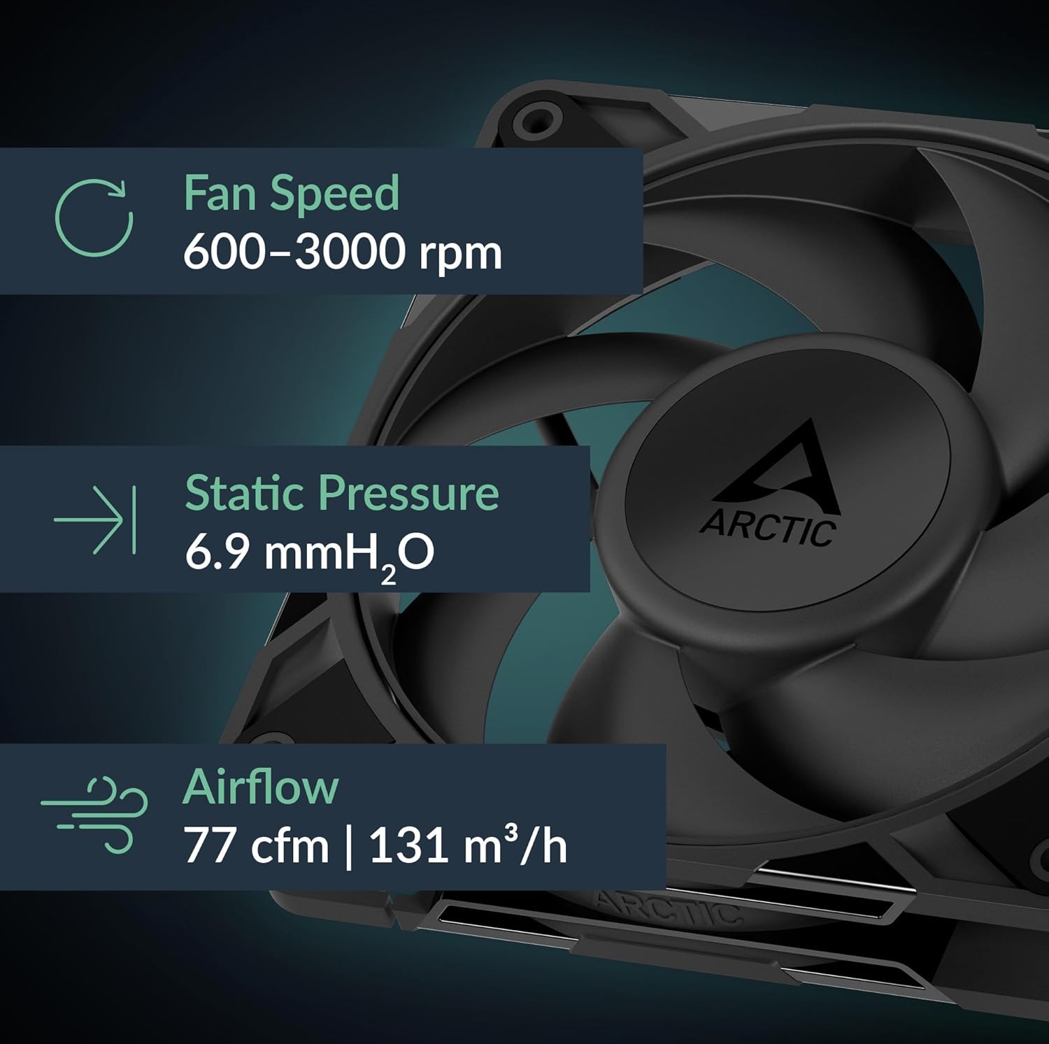Ventilador de Gabinete ARCTIC  - Pc Case Fan avaliação e preço